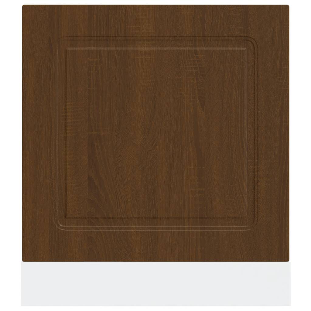 vidaXL Panel do zmywarki, Kalmar, brązowy dab, 60x1,5x57 cm