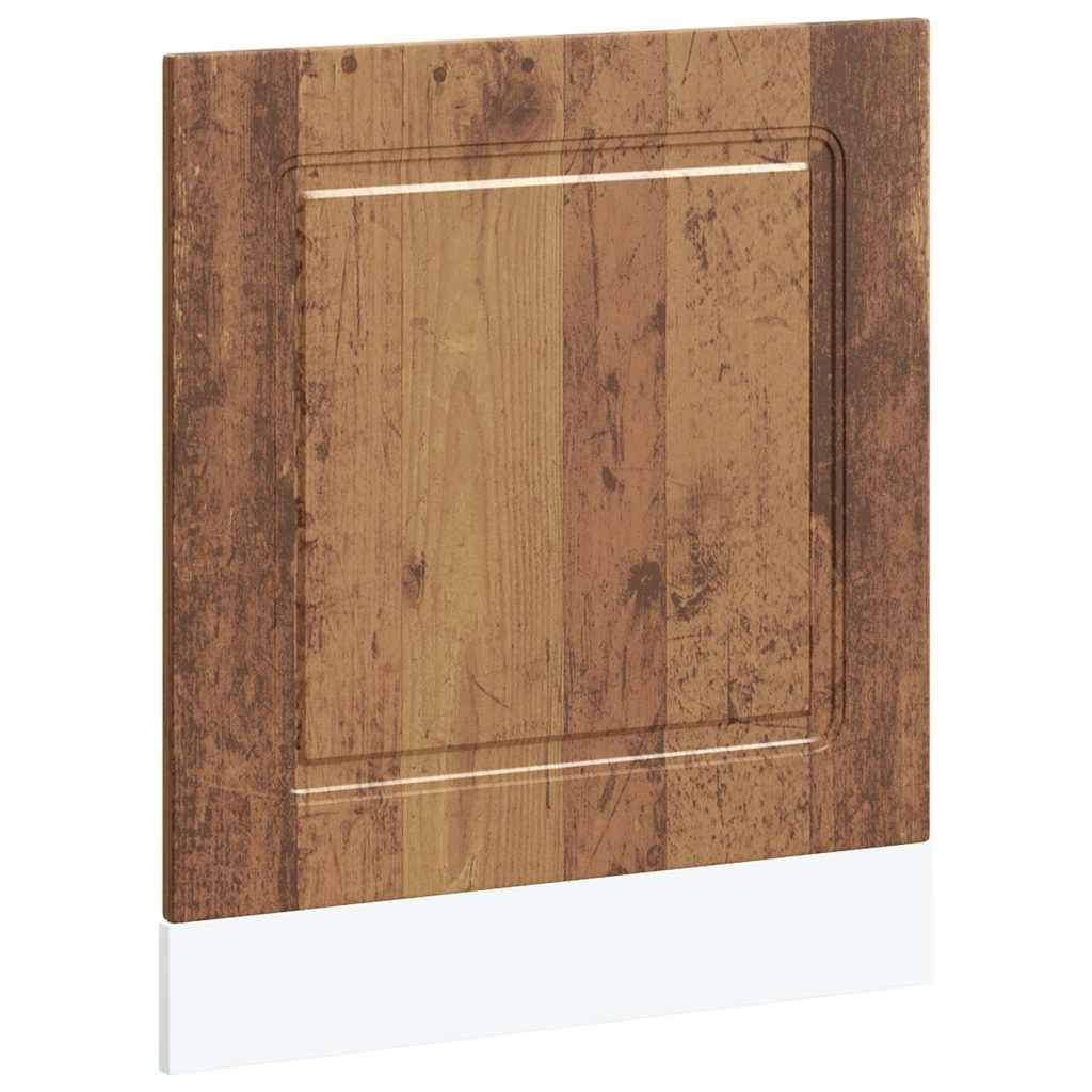 vidaXL Panel do zmywarki, Kalmar, stare drewno, 60x1,5x57 cm