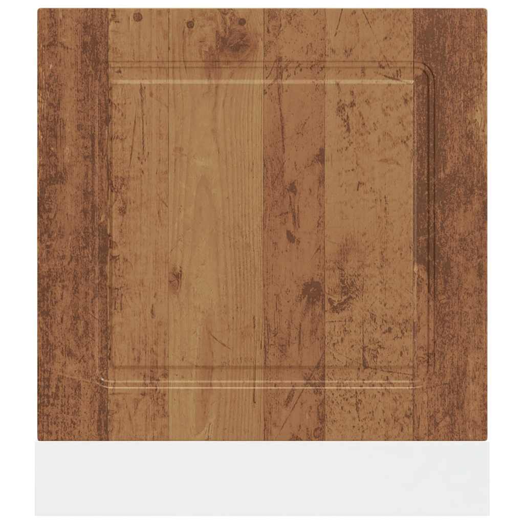 vidaXL Panel do zmywarki, Kalmar, stare drewno, 60x1,5x57 cm