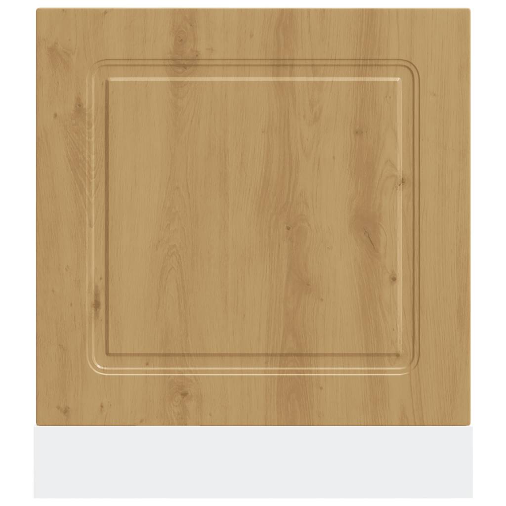 vidaXL Panel do zmywarki, Kalmar, dąb artisan, 60x1,5x57 cm