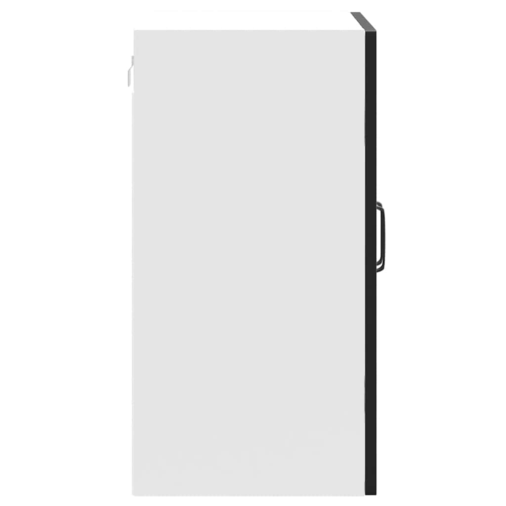 vidaXL Szafka ścienna kuchenna ze szklanymi drzwiami, Kalmar, czarna