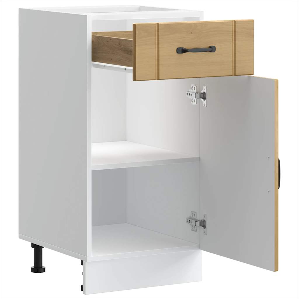 vidaXL Szafka kuchenna dolna „Lucca” Dąb Sonoma Drewno klejone