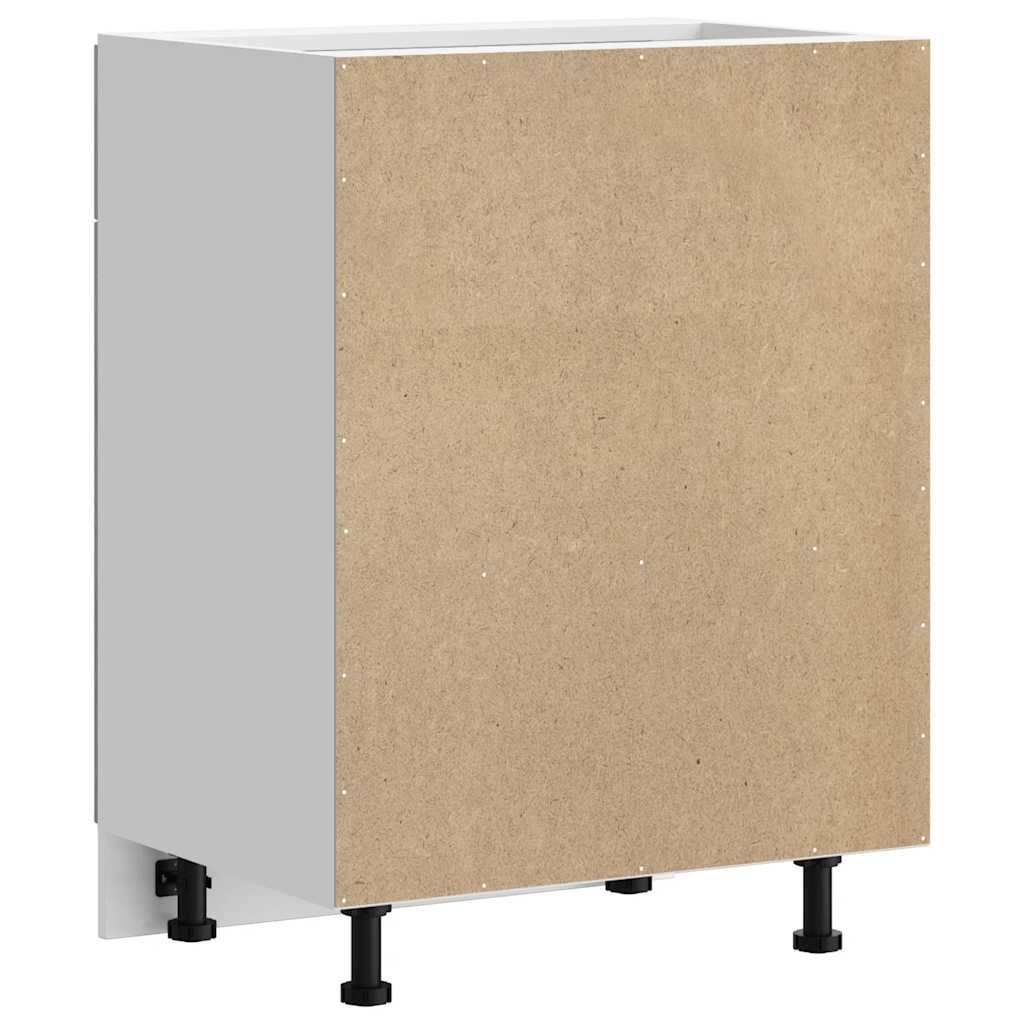 vidaXL Szafka kuchenna dolna „Lucca” Szara Sonoma Drewno klejone
