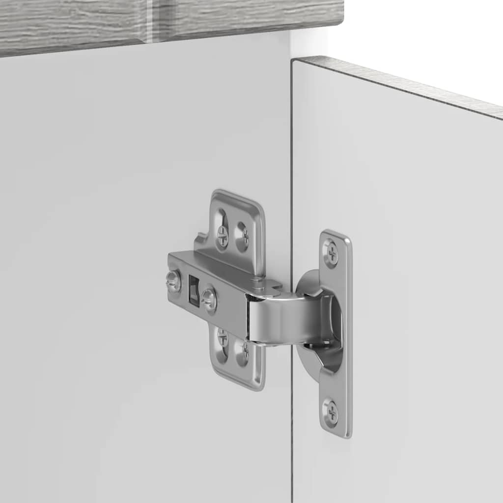 vidaXL Szafka kuchenna dolna „Lucca” Szara Sonoma Drewno klejone