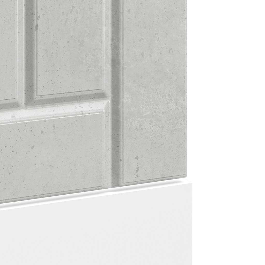 vidaXL Panel do zmywarki Lucca szarość betonu materiał drewnopochodny