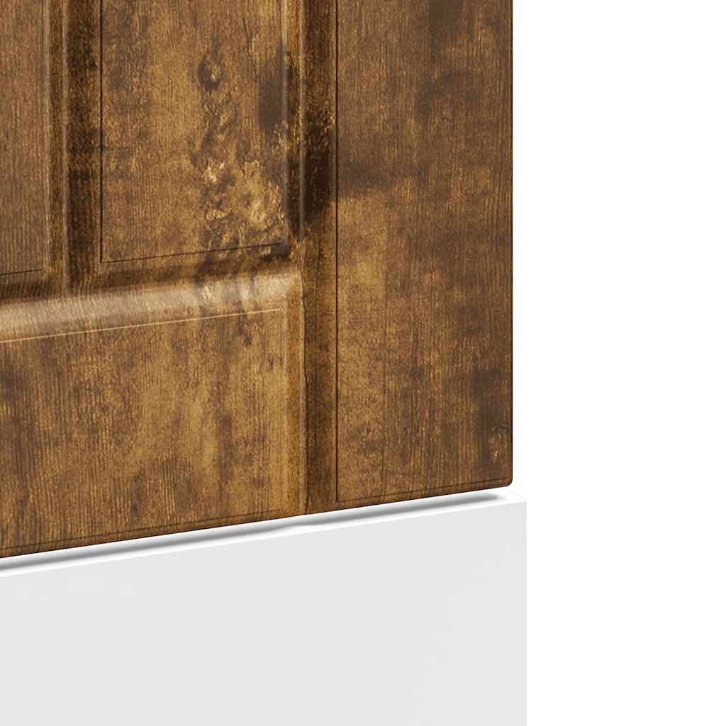 vidaXL Panel do zmywarki Lucca przydymiony dąb materiał drewnopochodny