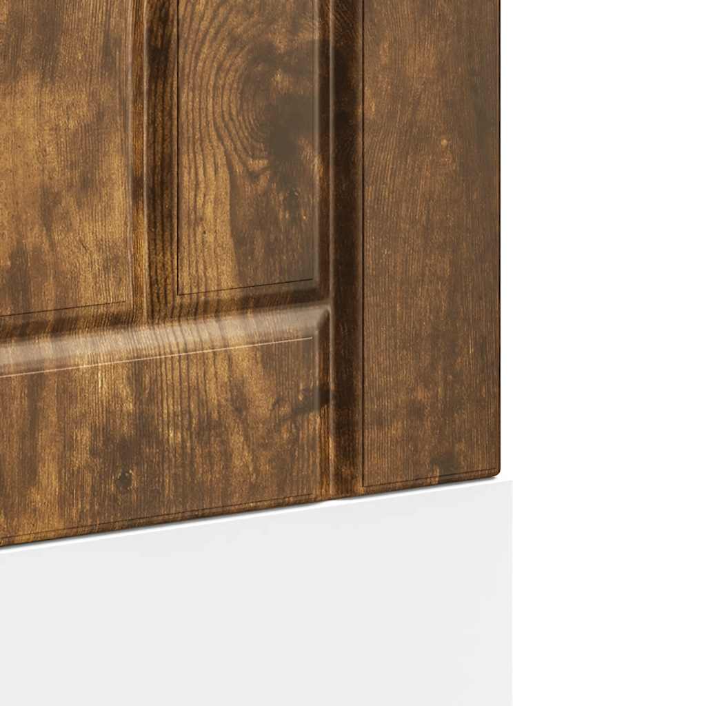 vidaXL Panel do zmywarki Lucca przydymiony dąb materiał drewnopochodny