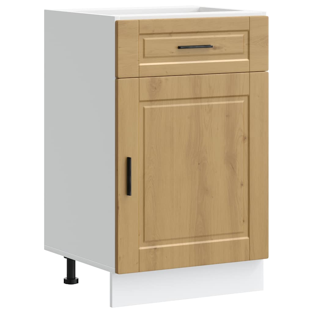 vidaXL Szafka kuchenna dolna, Porto, dąb artisan