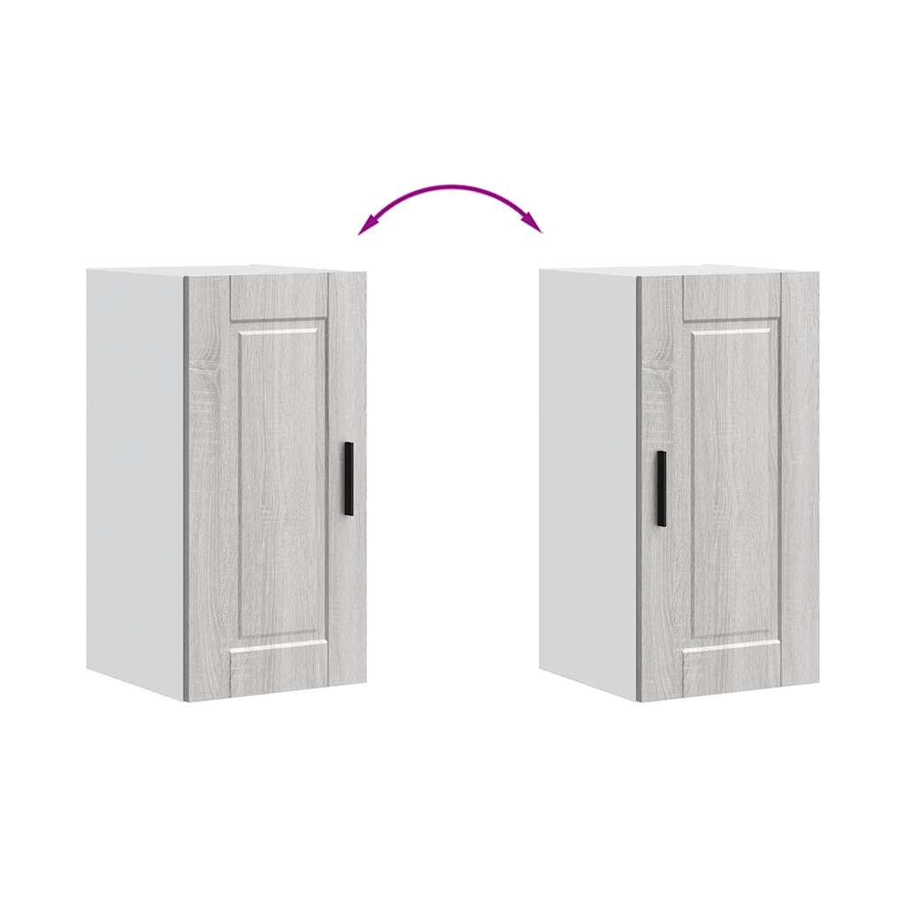 vidaXL Szafka ścienna kuchenna, Porto, szary dąb sonoma