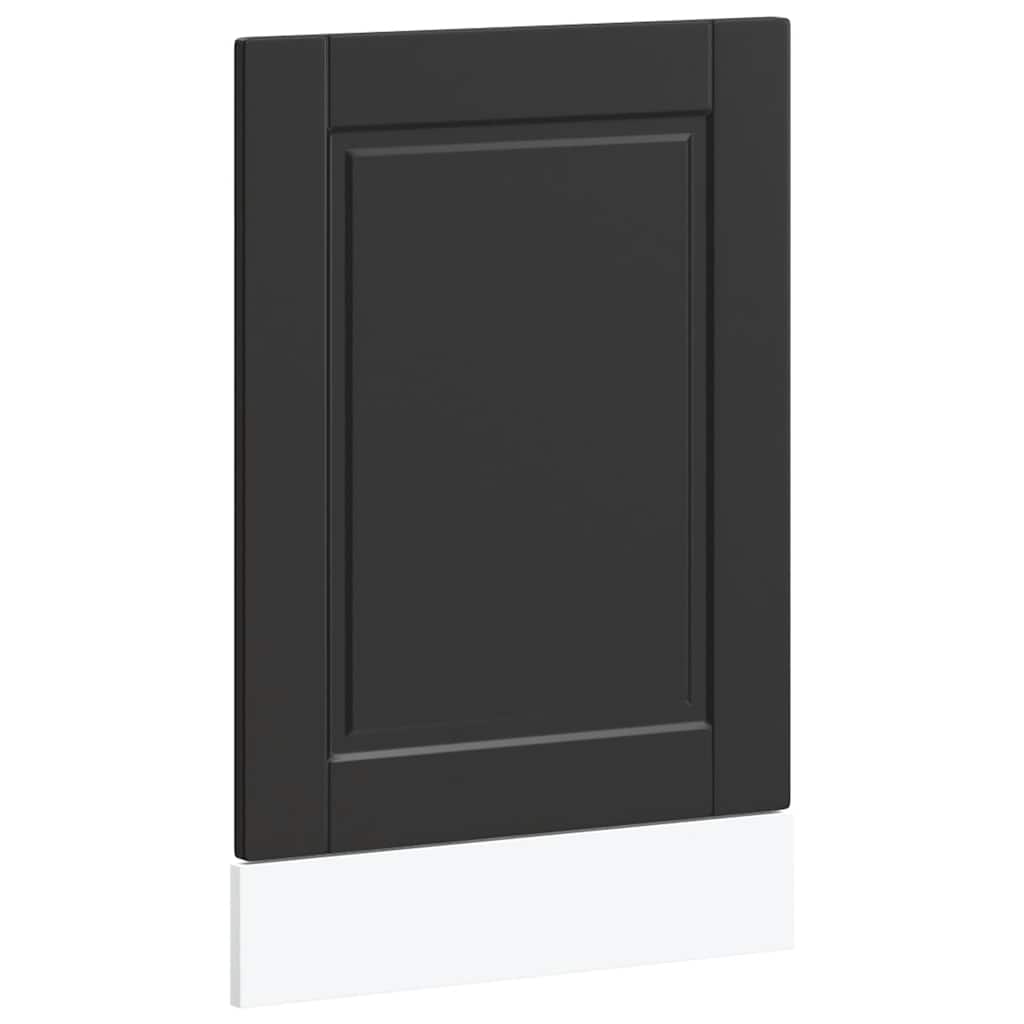 vidaXL Panel do zmywarki, Porto, czarny, 45x1,5x57 cm