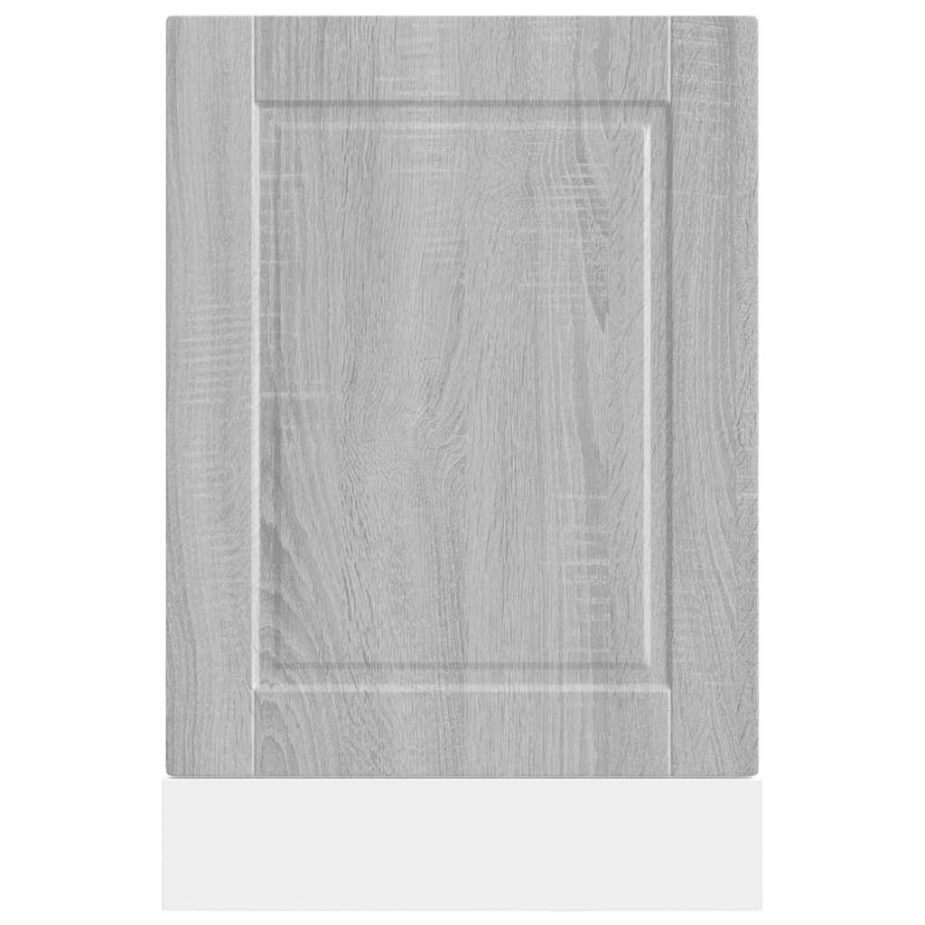 vidaXL Panel do zmywarki, Porto, szary dąb sonoma, 45x1,5x57 cm