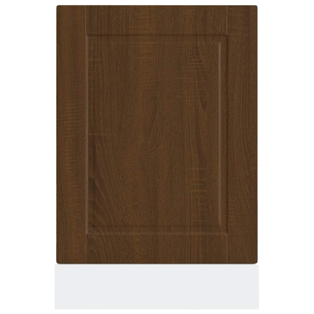vidaXL Panel do zmywarki, Porto, brązowy dab, 45x1,5x57 cm