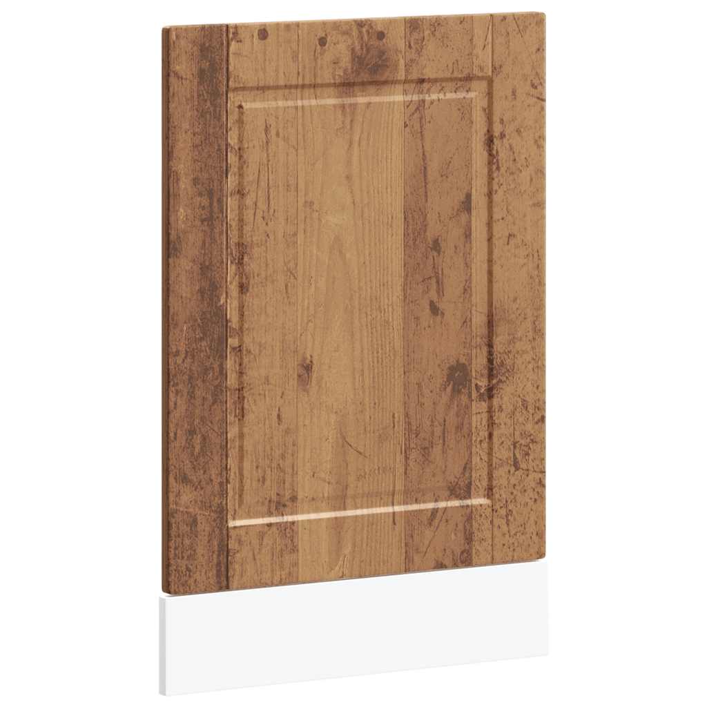 vidaXL Panel do zmywarki, Porto, stare drewno, 45x1,5x57 cm