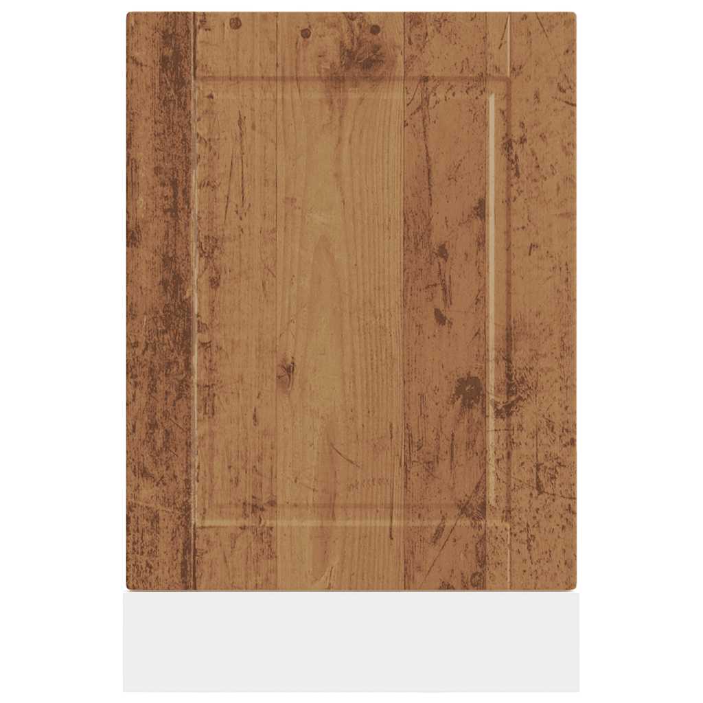 vidaXL Panel do zmywarki, Porto, stare drewno, 45x1,5x57 cm
