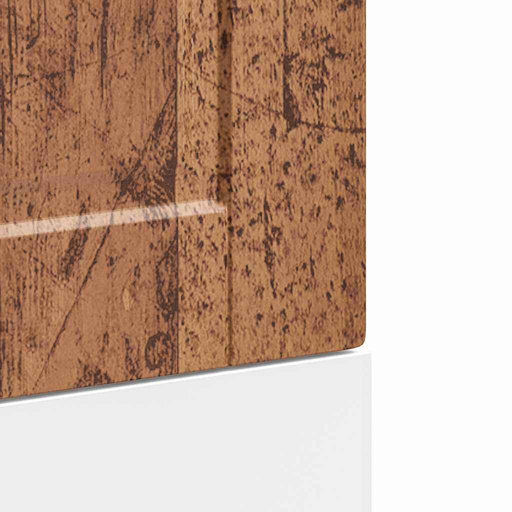 vidaXL Panel do zmywarki, Porto, stare drewno, 45x1,5x57 cm