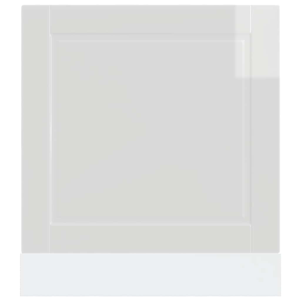 vidaXL Panel do zmywarki, Porto, biały, 60x1,5x57 cm