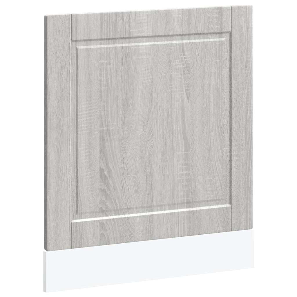 vidaXL Panel do zmywarki, Porto, szary dąb sonoma, 60x1,5x57 cm
