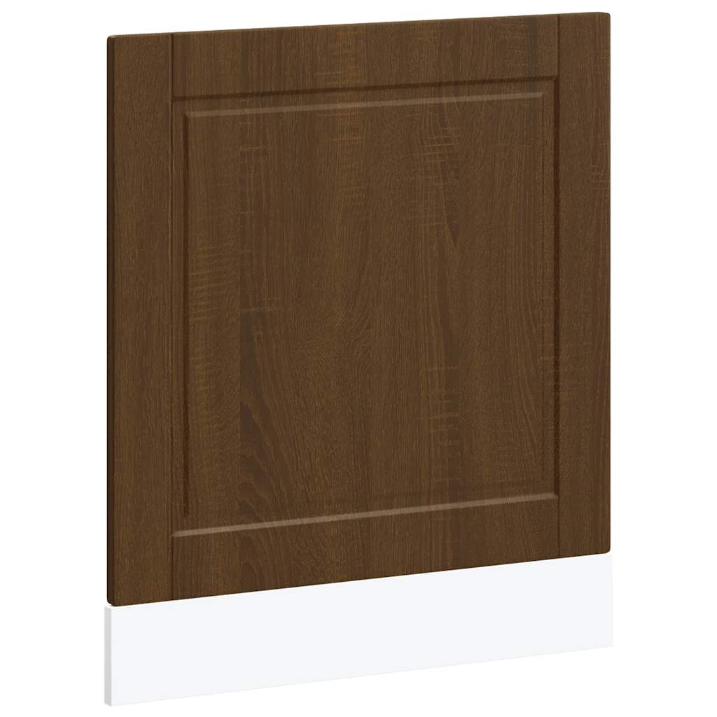 vidaXL Panel do zmywarki, Porto, brązowy dab, 60x1,5x57 cm