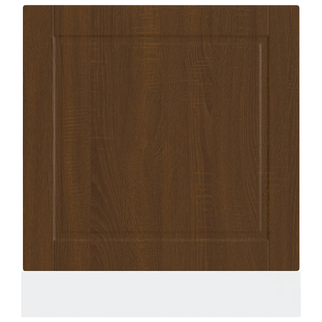 vidaXL Panel do zmywarki, Porto, brązowy dab, 60x1,5x57 cm
