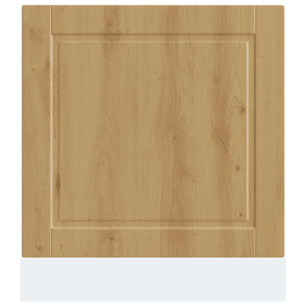vidaXL Panel do zmywarki, Porto, dąb artisan, 60x1,5x57 cm