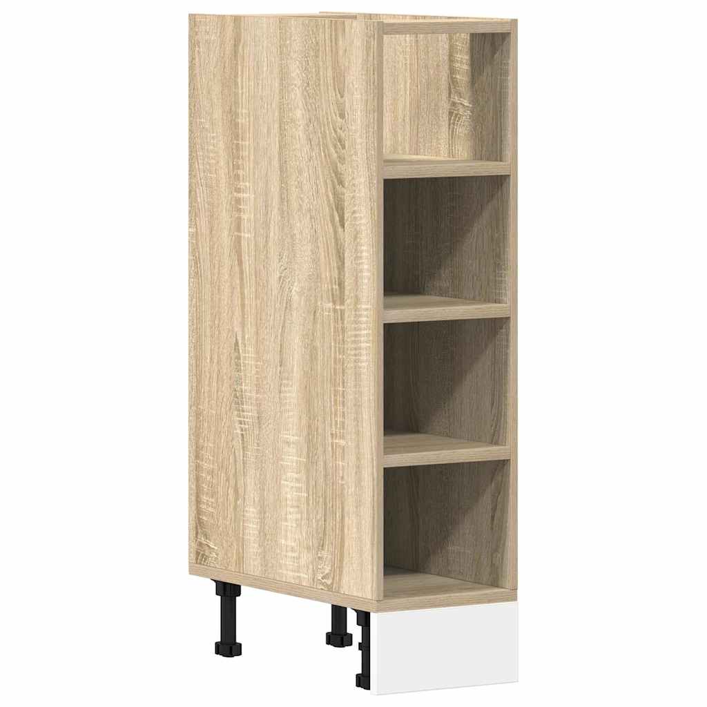 vidaXL Dolna szafka "Riga" Sonoma Oak 20x44,5x81,5 cm Drewno klejone