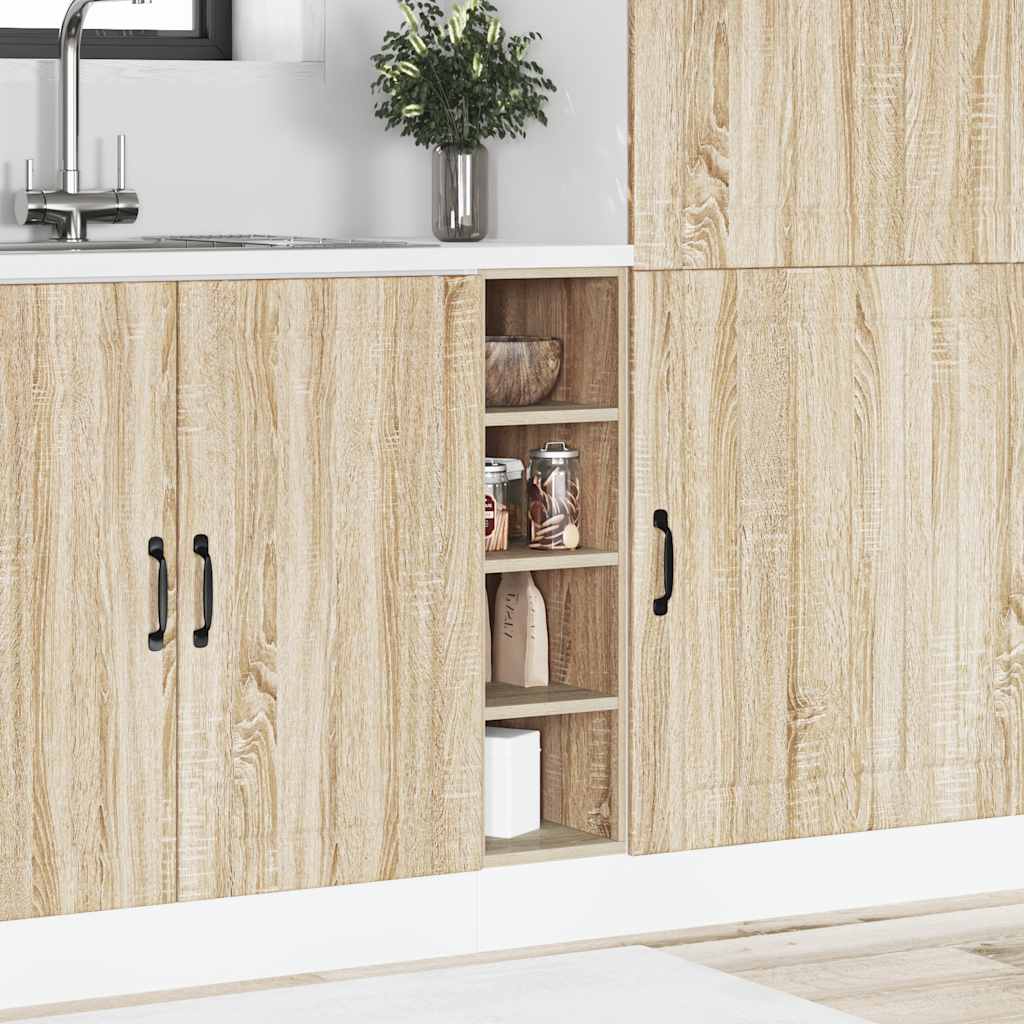 vidaXL Dolna szafka "Riga" Sonoma Oak 20x44,5x81,5 cm Drewno klejone