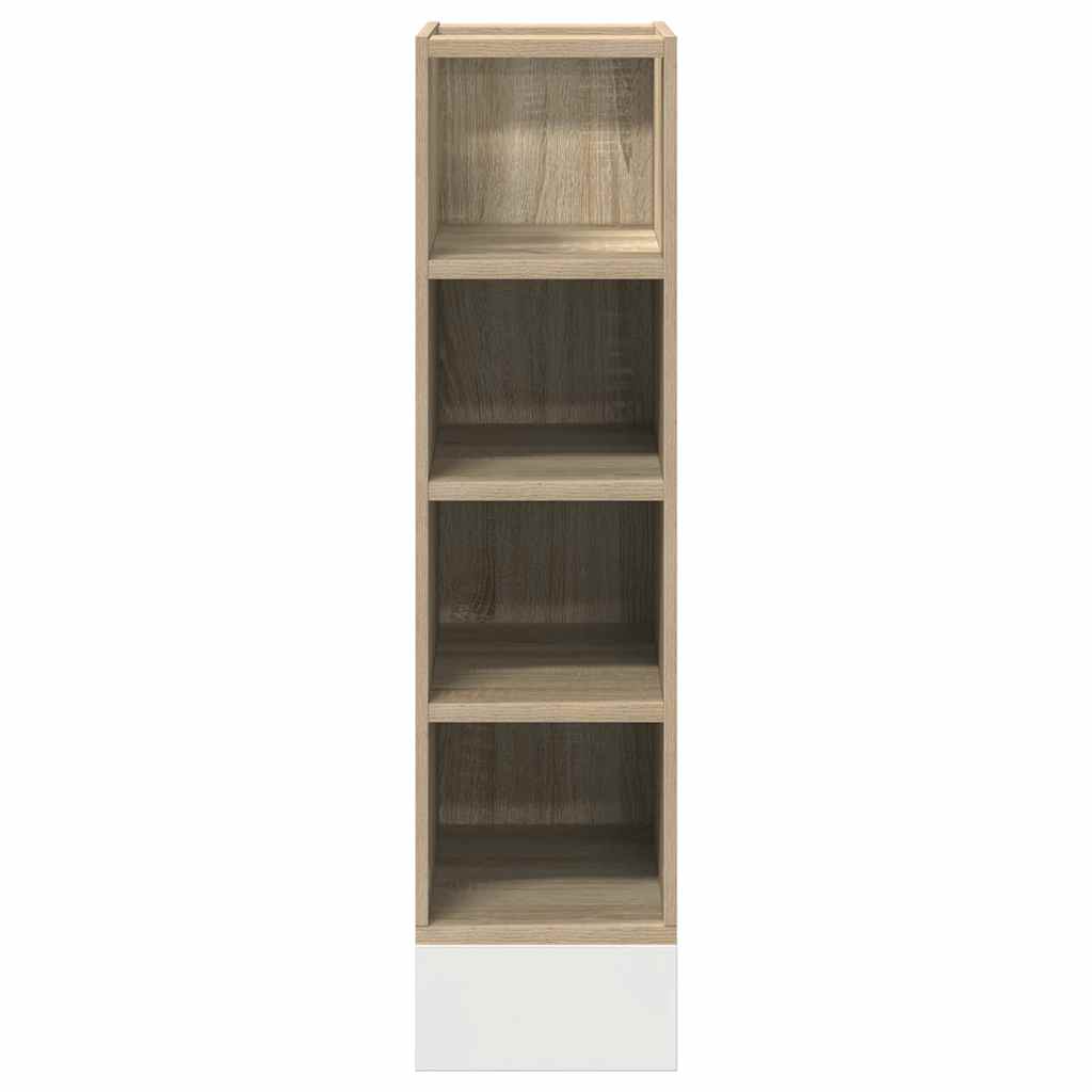 vidaXL Dolna szafka "Riga" Sonoma Oak 20x44,5x81,5 cm Drewno klejone