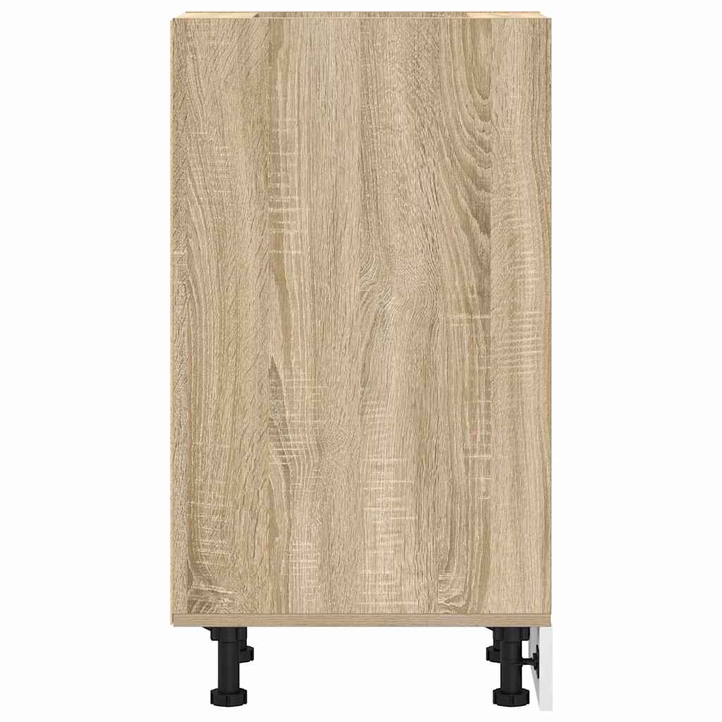 vidaXL Dolna szafka "Riga" Sonoma Oak 20x44,5x81,5 cm Drewno klejone