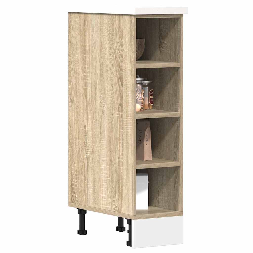 vidaXL Dolna szafka "Riga" Sonoma Oak 20x44,5x81,5 cm Drewno klejone