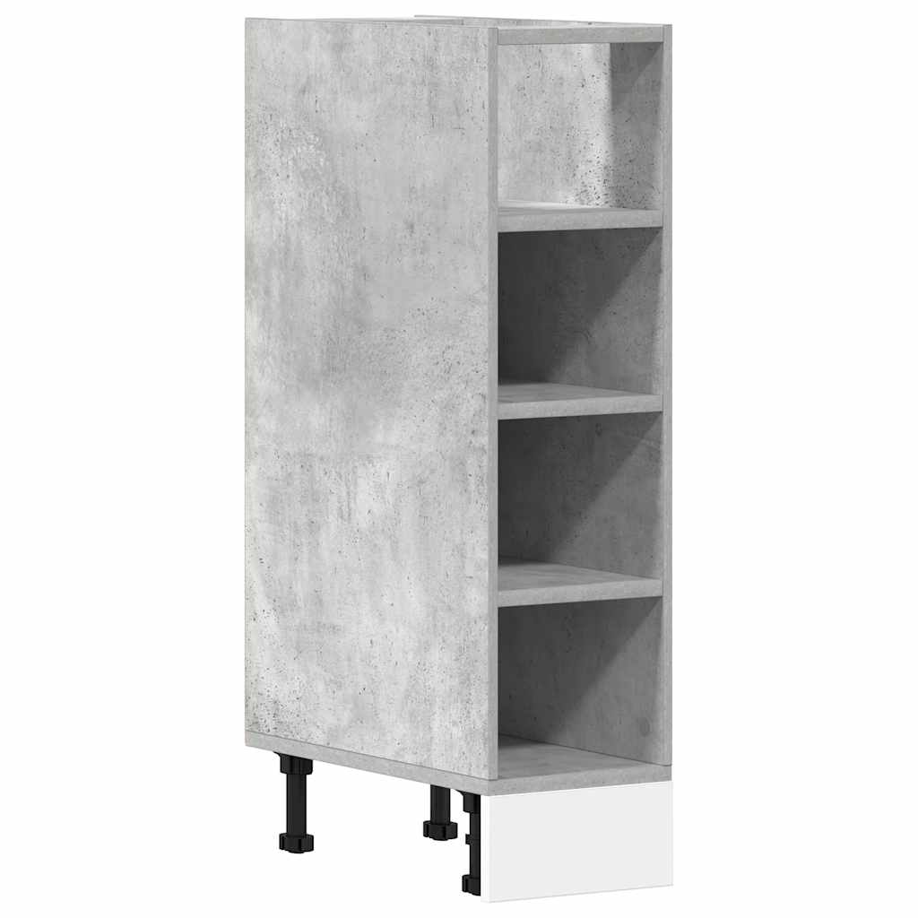 vidaXL Dolna szafka "Riga" Betonowa Szara 20x44,5x81,5 cm