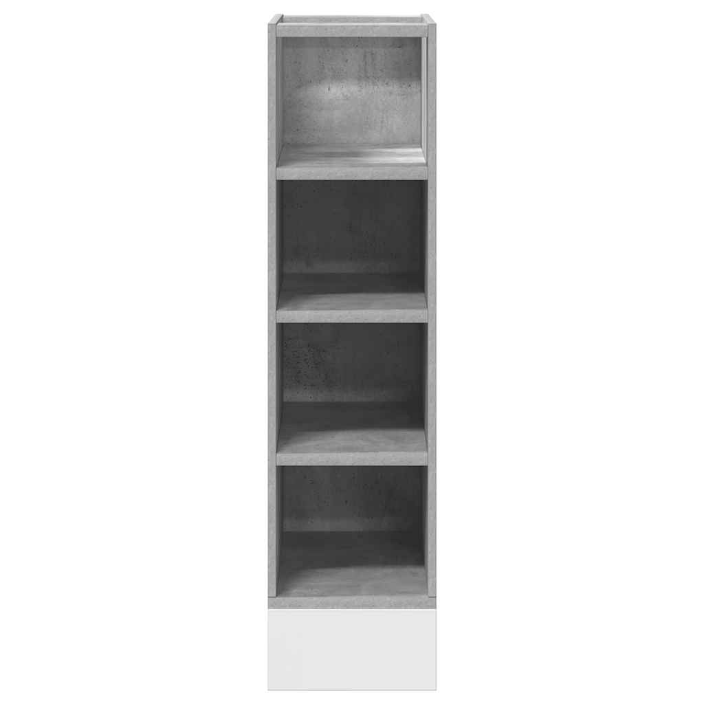 vidaXL Dolna szafka "Riga" Betonowa Szara 20x44,5x81,5 cm