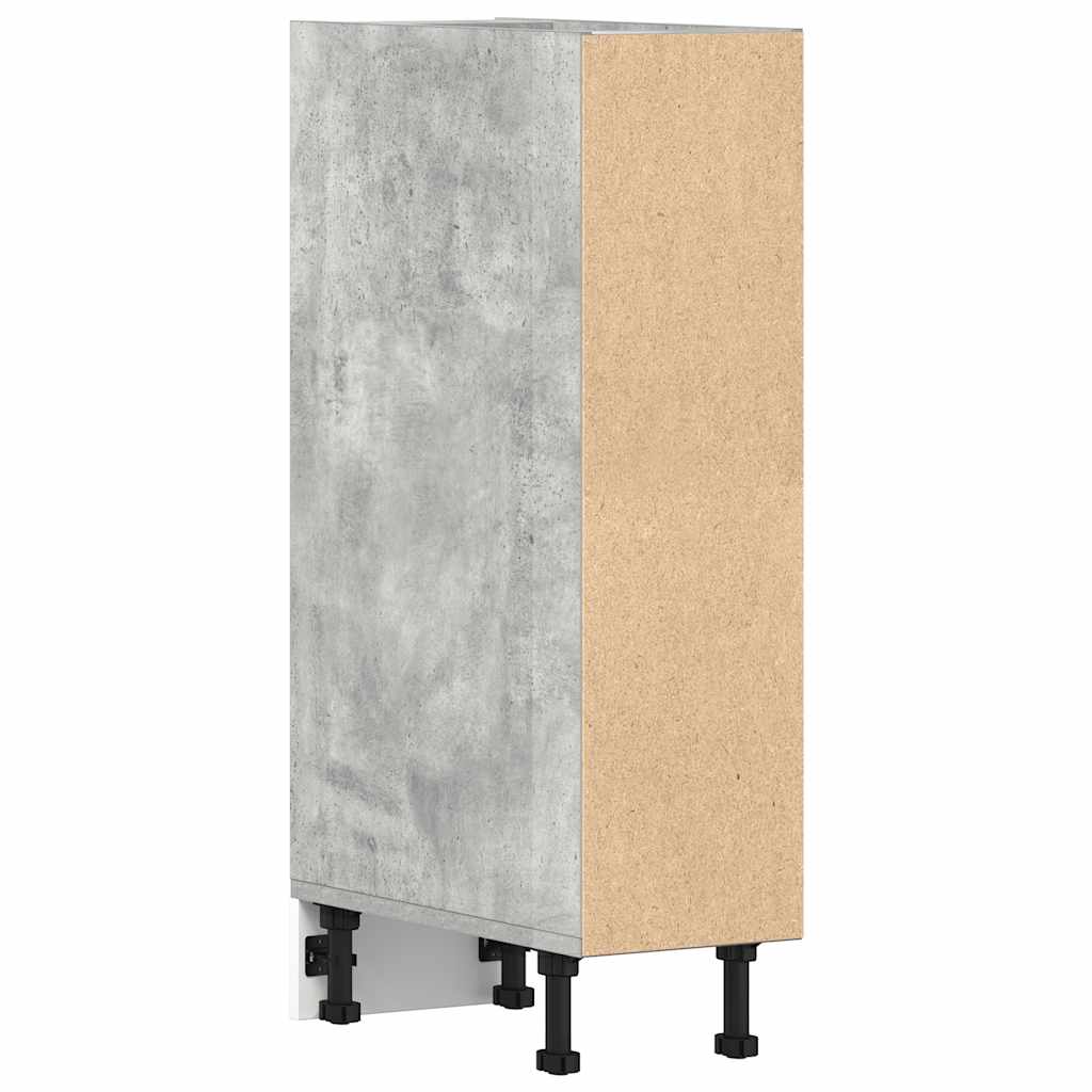vidaXL Dolna szafka "Riga" Betonowa Szara 20x44,5x81,5 cm