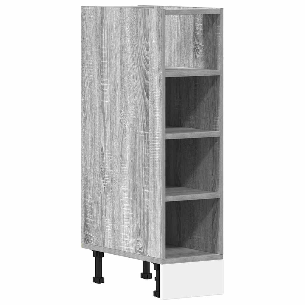 vidaXL Szafka dolna "Riga" Szara Sonoma 20x44,5x81,5 cm