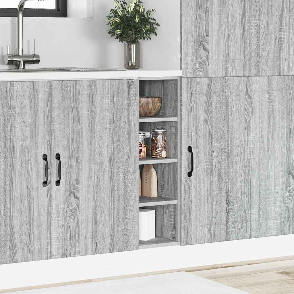 vidaXL Szafka dolna "Riga" Szara Sonoma 20x44,5x81,5 cm