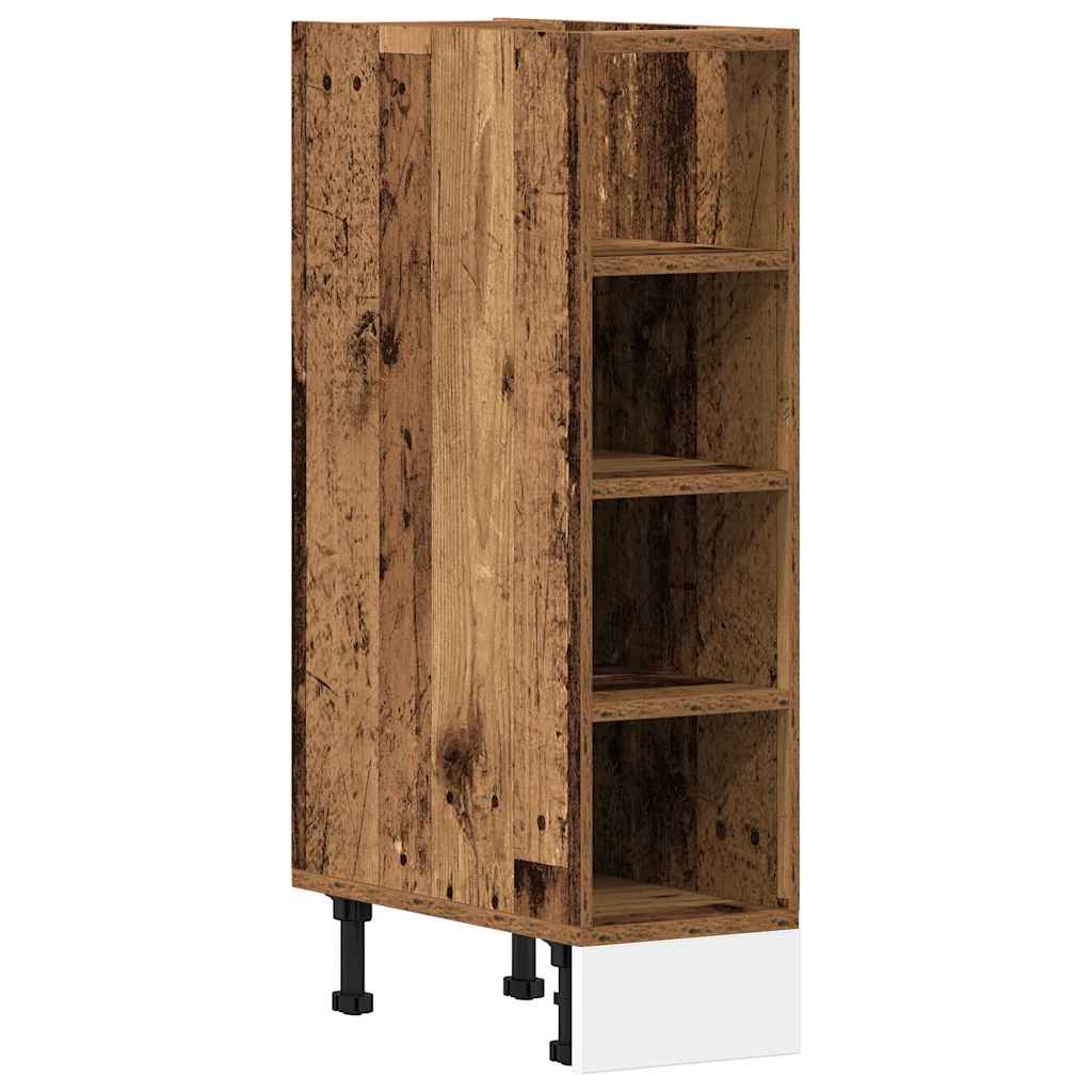 vidaXL Dolna szafka "Riga" Stare drewno 20x44,5x81,5 cm