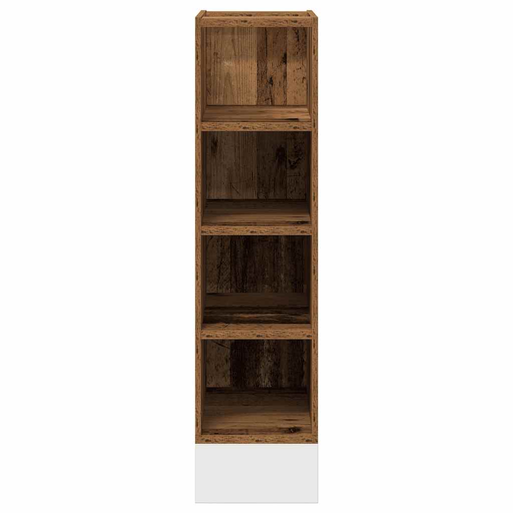 vidaXL Dolna szafka "Riga" Stare drewno 20x44,5x81,5 cm