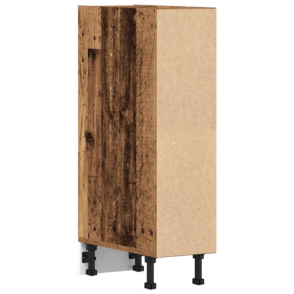 vidaXL Dolna szafka "Riga" Stare drewno 20x44,5x81,5 cm