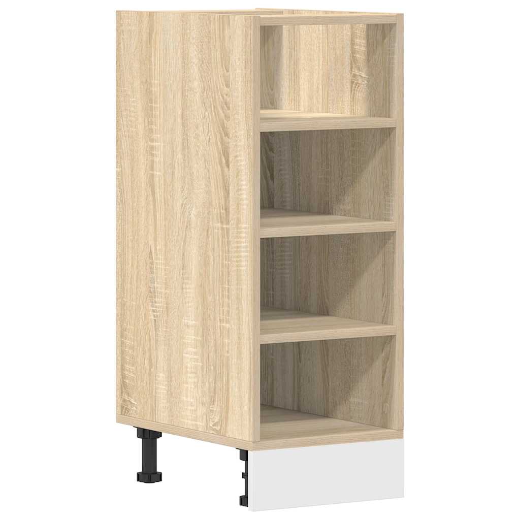 vidaXL Dolna szafka "Riga" Sonoma Oak 30x44,5x81,5 cm Drewno klejone