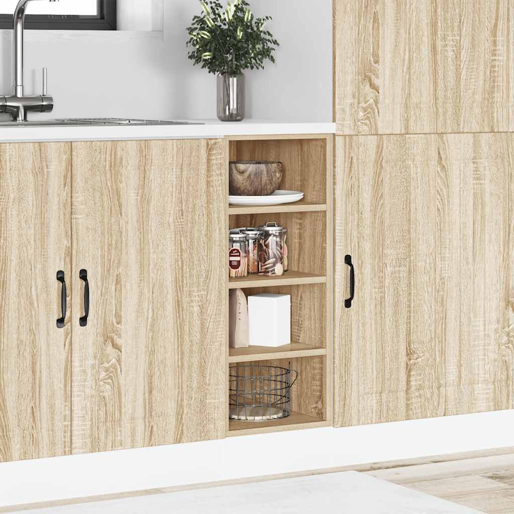 vidaXL Dolna szafka "Riga" Sonoma Oak 30x44,5x81,5 cm Drewno klejone