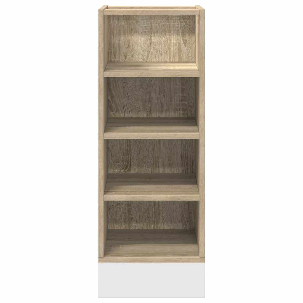 vidaXL Dolna szafka "Riga" Sonoma Oak 30x44,5x81,5 cm Drewno klejone