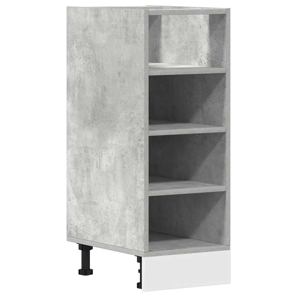 vidaXL Dolna szafka "Riga" Betonowa Szara 30x44,5x81,5 cm