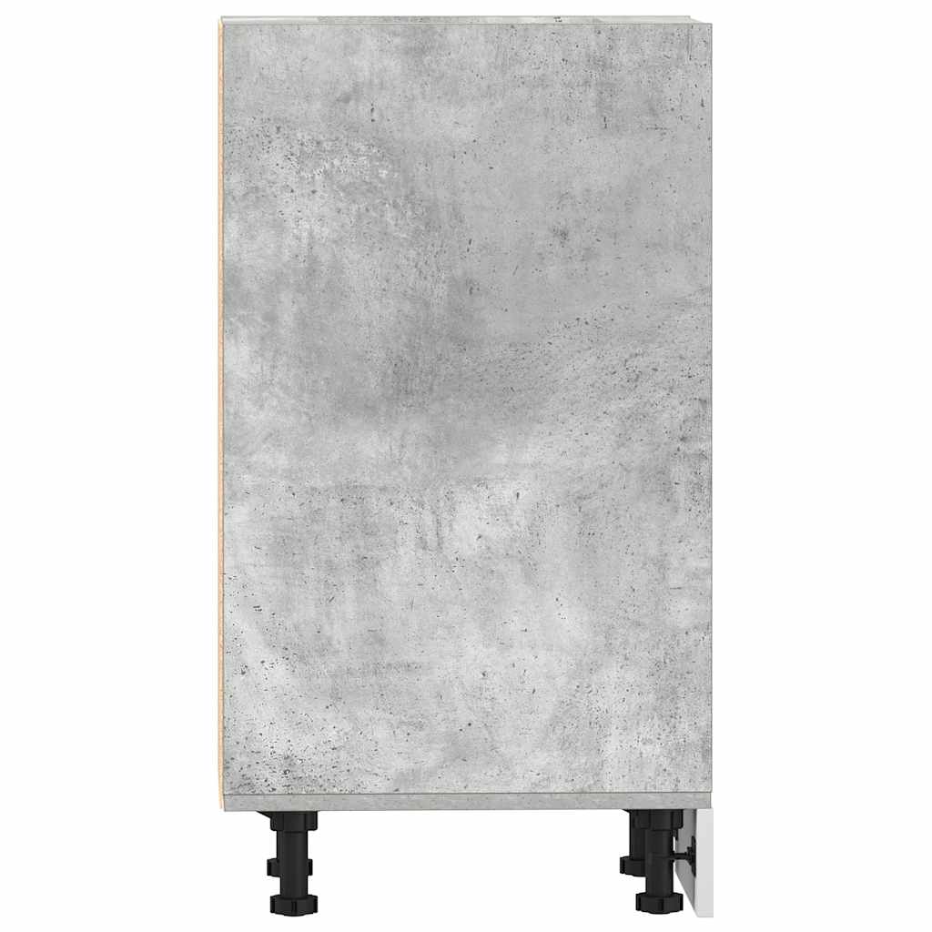 vidaXL Dolna szafka "Riga" Betonowa Szara 30x44,5x81,5 cm