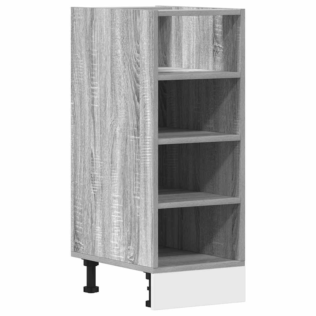 vidaXL Szafka dolna "Riga" Szara Sonoma 30x44,5x81,5 cm
