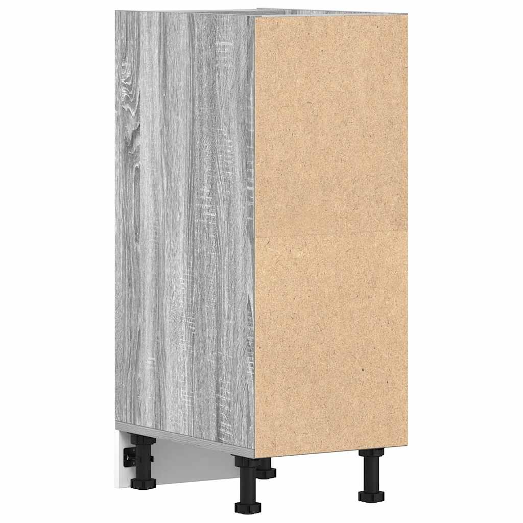 vidaXL Szafka dolna "Riga" Szara Sonoma 30x44,5x81,5 cm