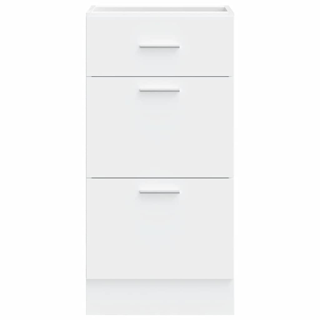 vidaXL Dolna szafka "Lyon" biała 40x46x81,5 cm Drewno klejone