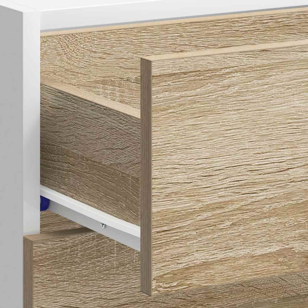 vidaXL Szafka kuchenna dolna "Lyon" Sonoma Oak Drewno klejone