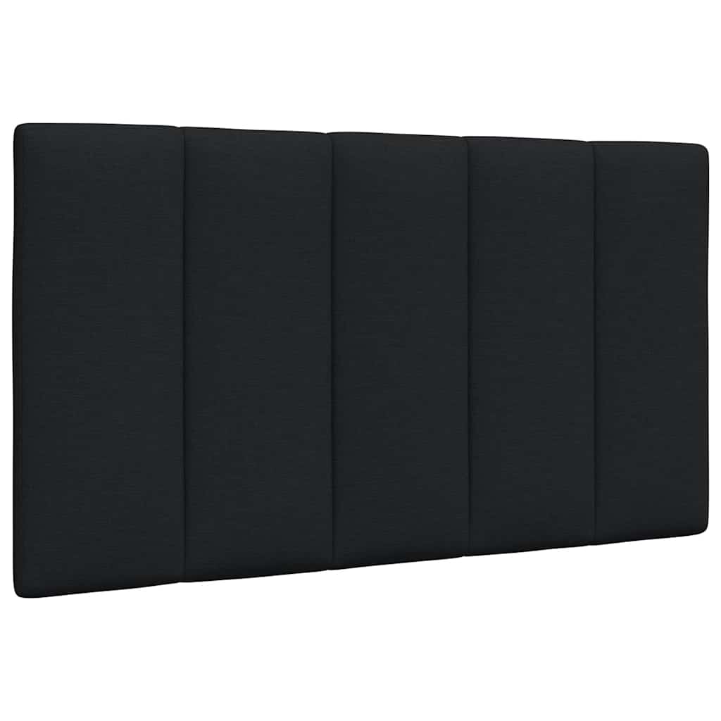 vidaXL Rama łóżka bez materaca Hanko Czarna 90x190 cm Tkanina