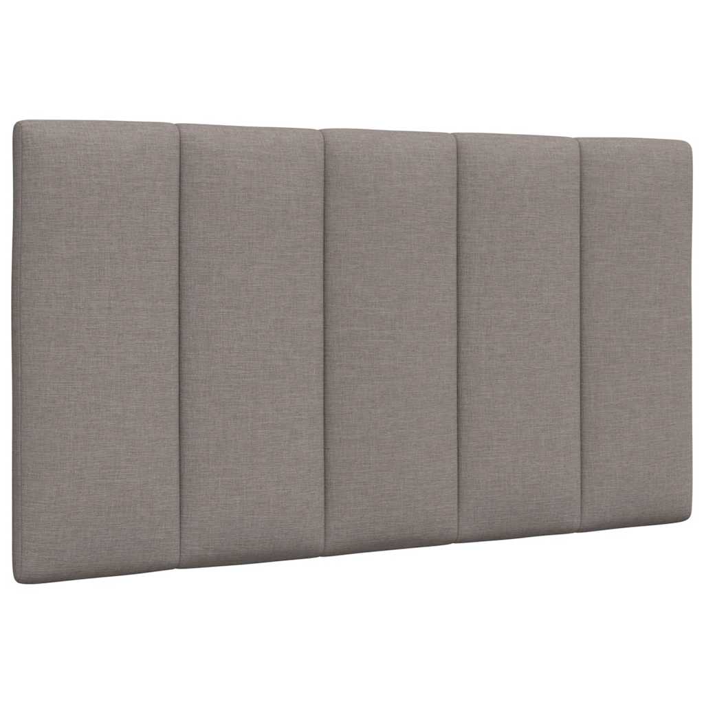vidaXL Rama łóżka bez materaca Hanko Taupe 90x190 cm Tkanina