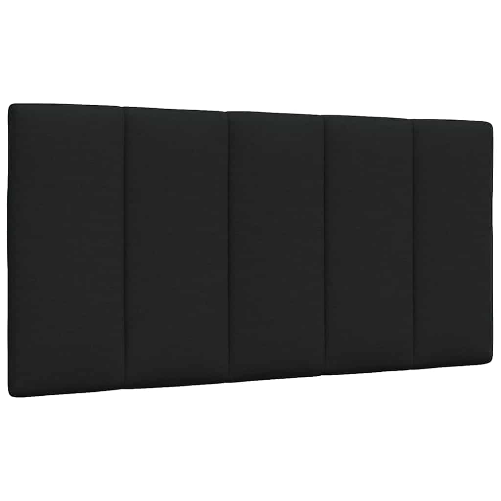 vidaXL Rama łóżka bez materaca, Hanko, czarna, 100x200 cm, obita tkaniną
