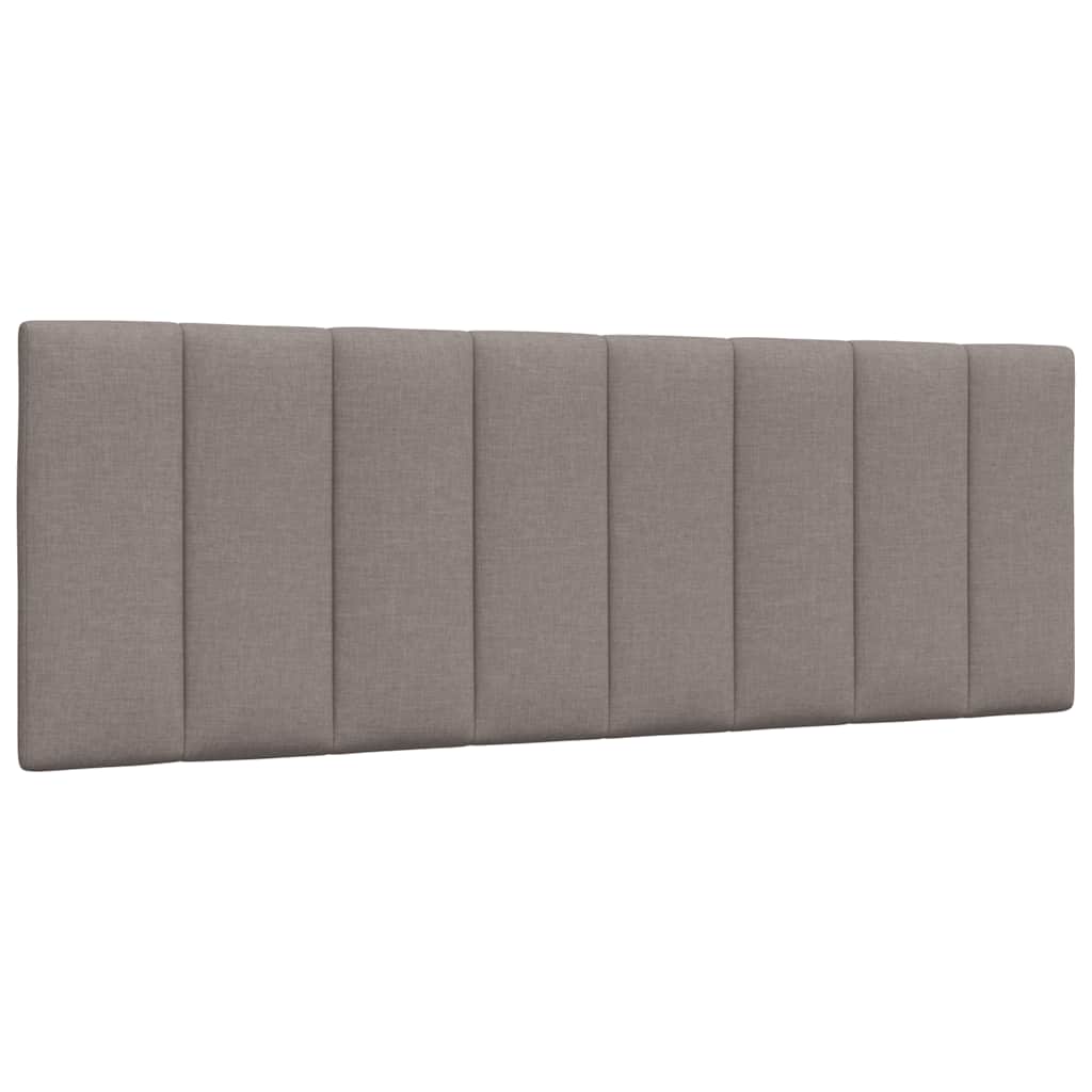 vidaXL Rama łóżka bez materaca, Hanko, taupe, 140x190 cm, obita tkaniną